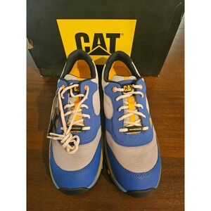 CAT Womens Quake Comp Toe ASTM Sneaker Sz 9.5 M Blue‎ Gray Orange